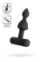 Erotist analna vibraciona čaura, Crna, silikon, 8,5 cm
