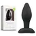 Mali Analni dodatak za početnike Small Black Silicone buttplug