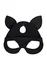 Pecado BDSM Maska, sa mačjim ušima, prirodna koža, crna