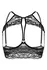Erotski Bralette Erolanta Sandra sa otvorenim grudima čipka, Crna( 46-48)