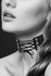 Choker sa čipkom Choker LACET Noir