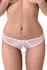 Erolanta Lingerie Collection erotske gaćice od rastezljive mreže sa mašnom, bele (54-56)