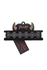 Pecado BDSM Choker, sa uzorcima i rhinestones, koža, crna