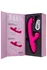 Vibrator sa stimulativnom kuglicom i vakuumskom stimulacijom jos Rolli, silikon, ružičasta, 22 cm
