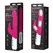 Mini haitek Vibrator sa 3 motora Slim Realistic Rabbit Pink