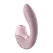 Vibrator sa vakuumskim stimulatorom Satisfier Supernova, roze