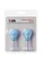 TOIFA set za stimulaciju bradavica, ABS plastika, cijan, 8,8 cm