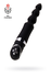 Analni vibracioni stimulator, silikon, Crna, 20,7 cm (u paketu)