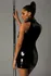 Haljina sa patentnim zatvaračem i tange Candi Girl Ariana Crna, OS