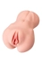 Masturbator realan sa dvostrukim slojem kokos Edition 001, TPR, telesni, 18 cm