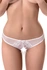 Erolanta Lingerie Collection erotske gaćice od rastezljive mreže sa mašnom, bele (46-48)