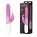 Hi-tech Vibrator sa slim Rabbit masažnim kuglicama Pink