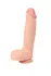 Real realistični dildo sa skrotumom na usisnoj čaši, PVC, 24k5 cm.
