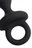 Erotist strob s - size Analni čep, silikon, Crna, 11,7 cm