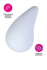 Vibracioni masažer Satisfyer Dew Drop, silikon, svetlo plava, 8,1 cm