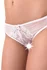 Erolanta Lingerie Collection erotske gaćice od rastezljive mreže sa mašnom, bele (54-56)