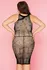 Mrežasta haljina i tange Candi Girl Spice Crna, 2XL