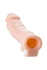 Toifa Klover mlaznica, za povećanje veličine sa vibracijama, TPR, telesna, 18,5 cm