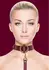 Ogrlica sa povodcem ouch ouch! - Collar With Leash - Burgundy