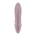 Vibrator sa vakuumskim stimulatorom Satisfier Supernova, roze