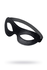 Pecado BDSM Maska, otvorena ovalna, prirodna koža, crna