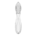 Markdovn! Satisfier Dazzling Cristal 2 stakleni dildo, proziran