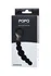 Analni stimulans Popo Pleasure bi TOIFA carina, vodootporan, silikon, Crna, 19 cm, Ø 3 cm