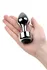 Analni rukav Metal by TOYFA, metal, crna, sa crnim staklom, 10,8 cm, Ø 4 cm, 200 g
