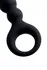 Analni stimulans Popo Pleasure bi TOIFA carina, vodootporan, silikon, Crna, 19 cm, Ø 3 cm
