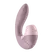 Vibrator sa vakuumskim stimulatorom Satisfier Supernova, roze