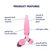 Dildo Satisfier Triple Cristal 2, roze