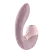 Vibrator sa vakuumskim stimulatorom Satisfier Supernova, roze