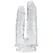 Dildo dvostruki Imperium Jelli Dildo transparentan