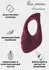 Erekcioni vibrokolco Pure Passion Moonshine Wine red