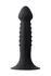 Analni dildo a-igračke Spikn, silikon, Crna, 14 cm