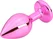 Pink Aluminium Analni čep mali