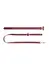 Ogrlica sa povodcem ouch ouch! - Collar With Leash - Burgundy