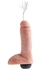 Dildo 8  skuirting Cock vith Balls sa efektom ejakulacije telesni 20,3 cm