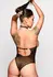Kinky Diva Coquette crni bodi sa otvorenim grudima i podesivim modernim dizajnom 8721082179690