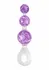 ToyJoy Crystal Trio Medium analni čep od tečnog silikona sa svetlucavim dizajnom
