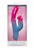 Dualni vibrator sa potiskom i stimulatorom roze