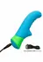 Ridged G vibrator sa dvostrukom stimulacijom od medicinskog silikona, vodootporan i punjiv preko USB kabla