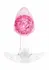 ToyJoy Crystal Plug Small analni čep od tečnog silikona sa svetlucavim postoljem 7.5 cm