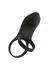 Closer Rechargeable Ring Feel silikonski dvostruki prsten, 10 modova, vodootporan