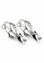 Mr. Steel Squeezer Adjustable Nipple Clamps with Ring, Stainless Steel