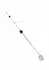 Mr. Steel Long Thai Hooked šipka za fiksiranje od nerđajućeg čelika 40cm