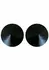 Kinky Diva PU Leather Nipple Covers Reusable Adhesive Black Pasties
