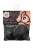 Kinky Diva PU Leather Nipple Covers Reusable Adhesive Black Pasties