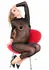 Kinky Diva Tempting Catsuit crni mrežasti bodi kombinezon 95% poliester S/M