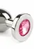 Mr. Steel Jeweled Plug Medium analni čep od nerđajućeg čelika sa ukrasnim kamenom